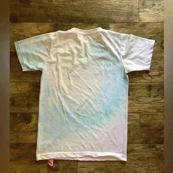 LIGHLY TIE-DYED SHORT SLEEVE V-NECK T-SHIRT MEN SMALL - Picture 4 of 5